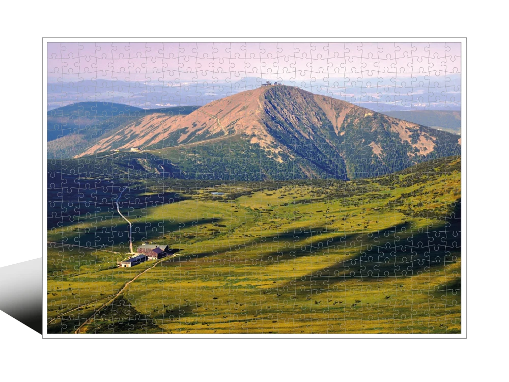 puzzle Śnieżka 500 elementów puzzle ułożone