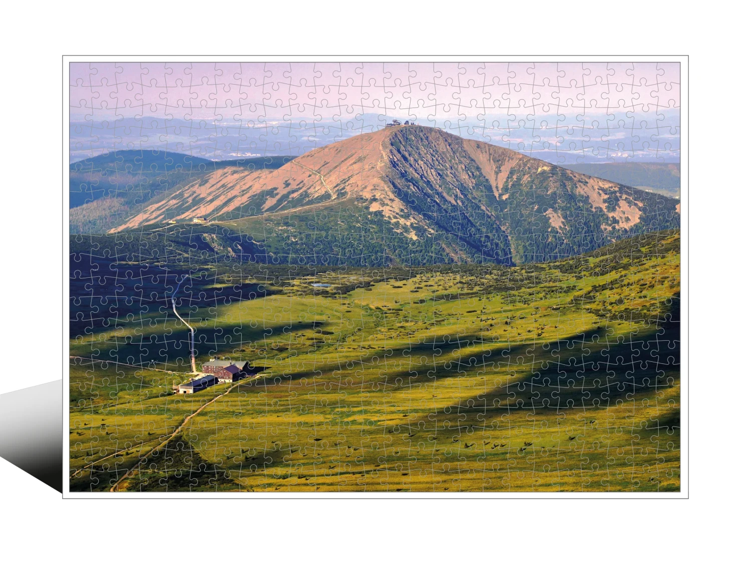 puzzle Śnieżka 500 elementów puzzle ułożone